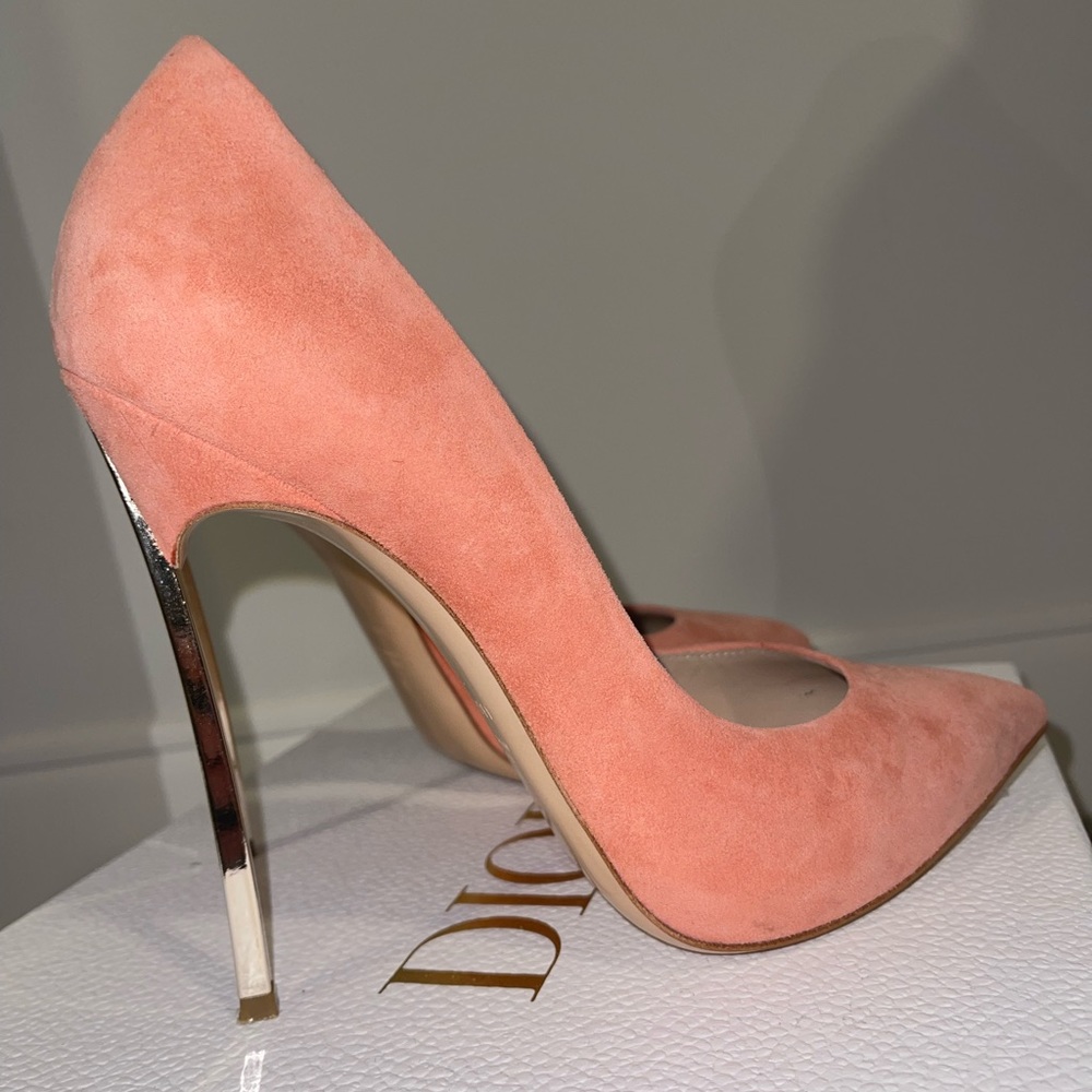 Casadei Blade techno decollete peach/light pink pumps - Picture 13 of 13